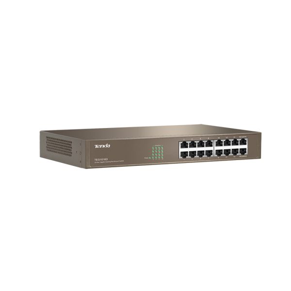 TENDA TEG1016D 1 2 <div id="tab-desc" class=" prdct_content_txt tabcontent active"> <div class="product-description"> TEG1016D is a 16-port gigabit unmanaged desktop/rack switch designed for video surveillance in offices, work groups, and SMEs for easy, economical and high-speed internet purposes. Its full duplex transmission rate can reach up to 2000 Mbps, ensuring the timely transfer of large files as well as smooth streaming videos. The professional integrated lightening protection circuit, the built-in power supply module, and all the 16 ports could withstand 6 kV lightning surge, ensuring the switch to run stably. TEG1016D is your ideal choice for extension,or upgrade to high-speed and stable gigabit wired network. </div> </div>