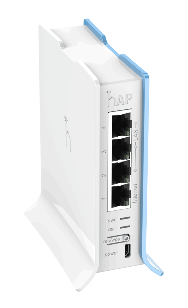 Mikrotik hAP Lite TC RB941 2nD TC Routers and Wireless 11zon The home Access Point lite (hAP lite) is an ideal little device for your apartment, house or office. It supports button triggered WPS, for the convenience of not typing a complicated password when somebody wants to have wireless internet access, and can also be told to change to cAP mode and join a CAPsMAN centrally managed network by the push of a button. Of course, the device runs RouterOS with all the features, bandwidth shaping, firewall, user access control and many others. The hAP lite is equipped with a powerful 650MHz CPU, 32MB RAM, dual chain 2.4GHz onboard wireless, four Fast Ethernet ports and a RouterOS L4 license. USB power supply is included. <div class="clearfix"></div>  