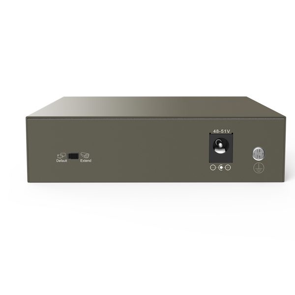 TEF1105P 4 63W 5 Port 10100Mbps Desktop Switch <div class="bigbread hidden-xs"> <div class="container"> <div class="row"> <div id="PRO_Intro" data-id="595">TEF1105P-4-63W is a Tenda PoE switch that offers 5 10/100 Mbps Base-TX RJ45 ports. Up to 250 meters long distance transmission, beyond hundred meters transfer limit. 6KV lightning protection PoE switch is the real monitoring private switch. Ports 1-4 support IEEE 802.3at and IEEE 802.3af PoE standard. It provides 30W maximum PoE output a single port and 58W the whole device.</div> </div> </div> </div> <div class="table-responsive"> <div id="Tenda_w100"> <div id="Tenda_Product_details"> <div class="BoxCell ProBox1 start"> <div class="txtABS"></div> </div> </div> </div> </div>